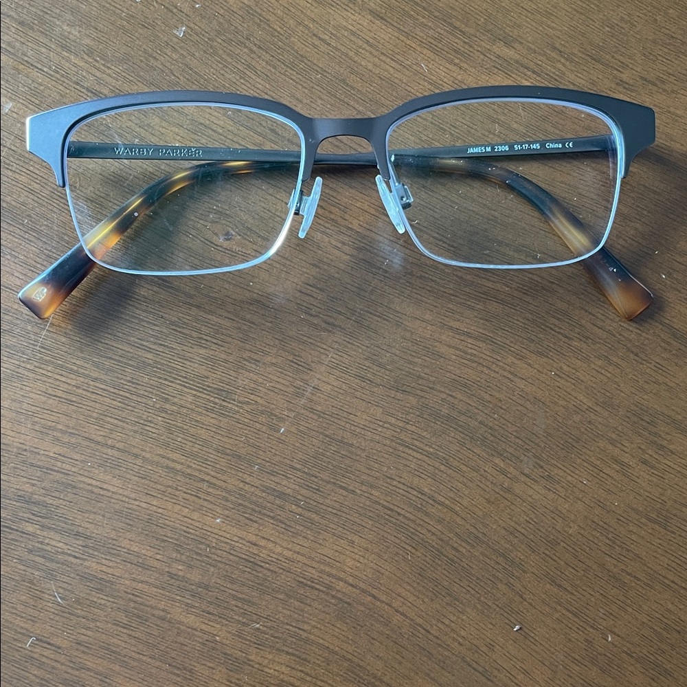 Warby Parker Black and Tortoise Glasses
